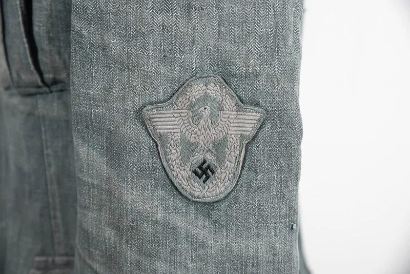 Drillich-Jacke „Grüner Stock“, Polizei, Zweiter Weltkrieg