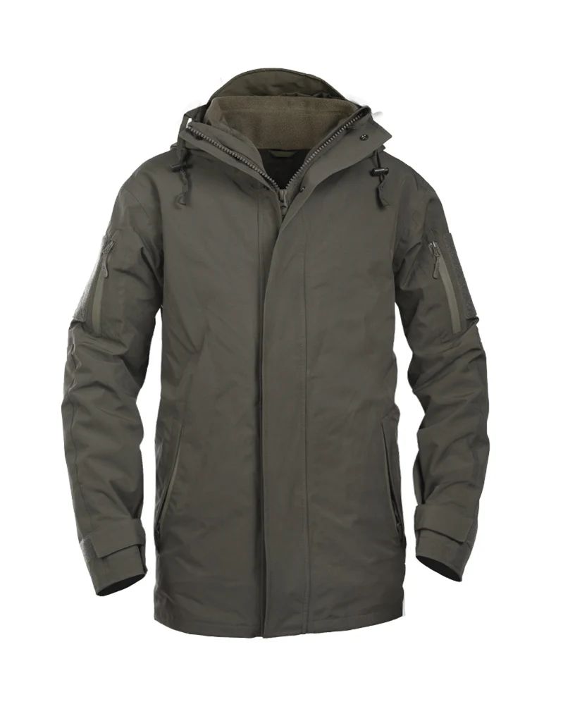 Mil-Tec Nässeschutz Jacke mit Fleece GENII