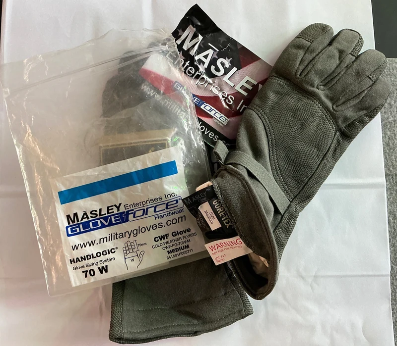 US Army Masley CWF Glove Cold Weather Flyers - Winter Piloten Handschuhe