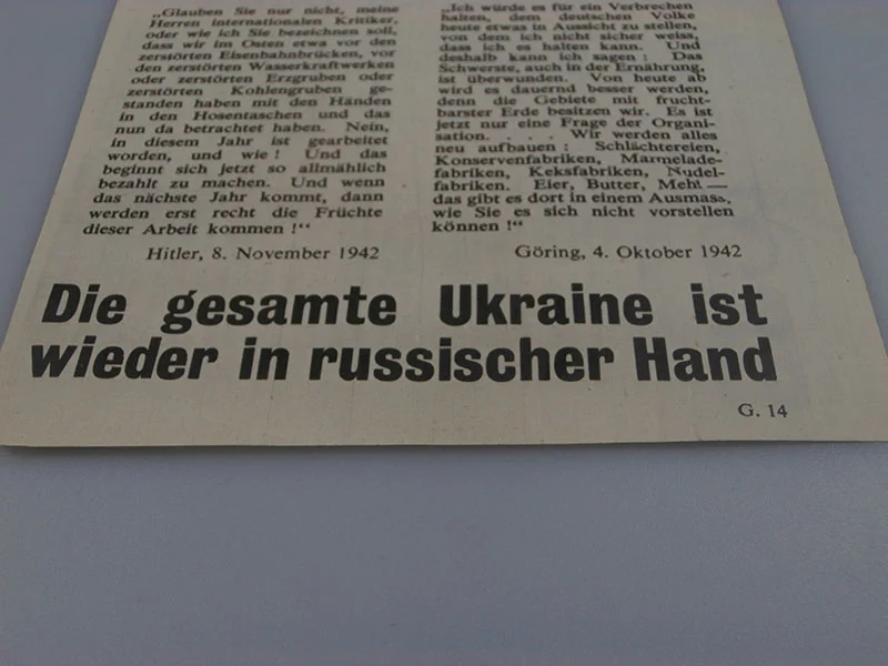 Alliierte Propagandabroschüre