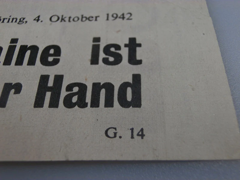 Alliierte Propagandabroschüre