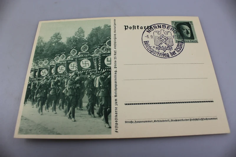 #6 Postkarte des Reichsparteitags Nürnberg 1937