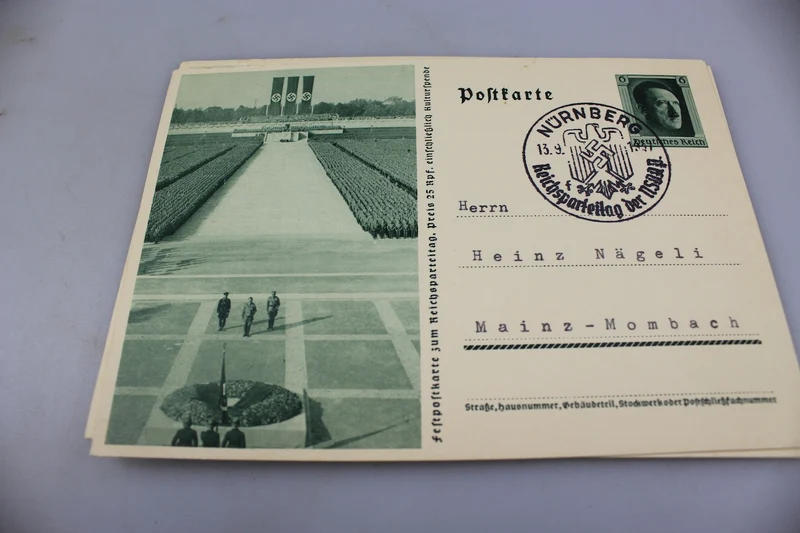 #6 Postkarte des Reichsparteitags Nürnberg 1937