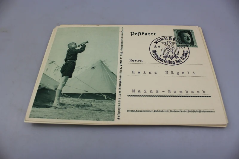 #6 Postkarte des Reichsparteitags Nürnberg 1937