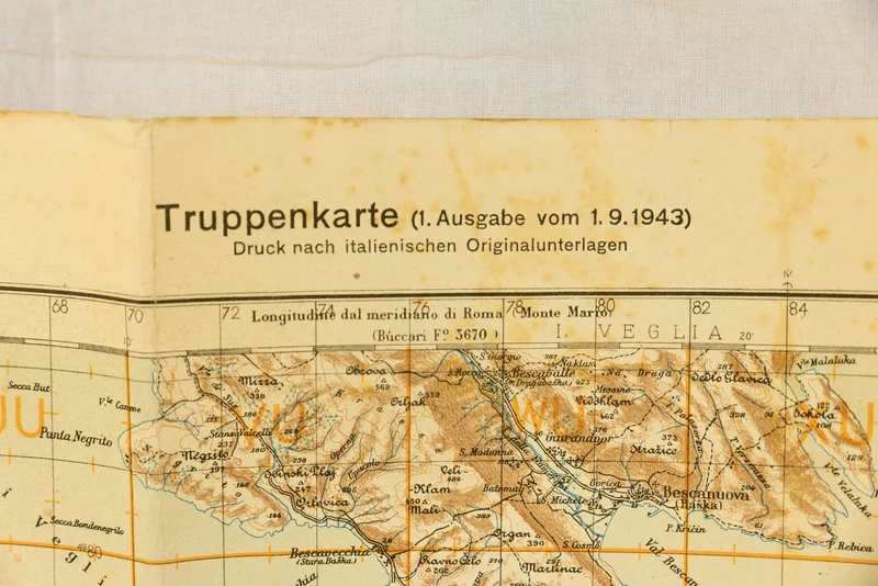 Truppenkarte Wehrmacht 1943/44