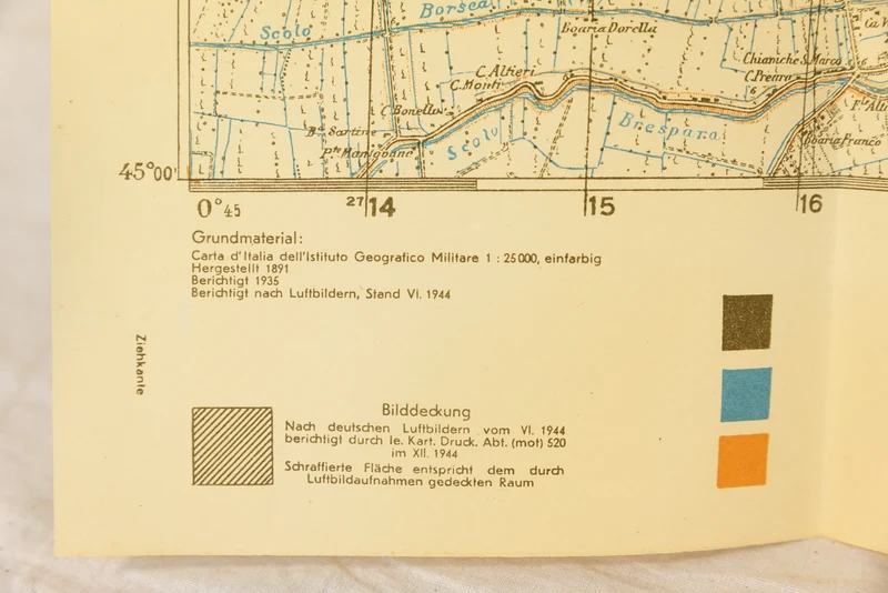 Deutsche Heereskarte von 1944