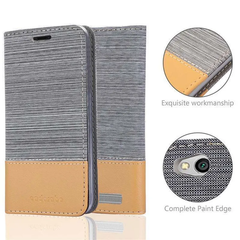 Cadorabo Hülle kompatibel mit Xiaomi RedMi 5A Schutzhülle mit Magnetverschluss, Standfunktion und Kartenfach