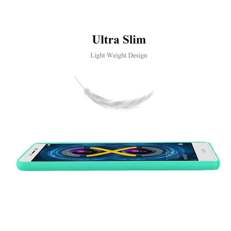 Cadorabo Hülle kompatibel mit Huawei MATE 9 LITE / GR5 2017 / Honor 6X Hard Case Schutzhülle in Frosted Optik gegen Kratzer und Stöße