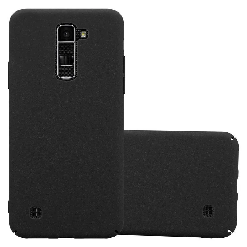 Cadorabo Hülle kompatibel mit LG K10 2016 Hard Case Schutzhülle in Frosted Optik gegen Kratzer und Stöße