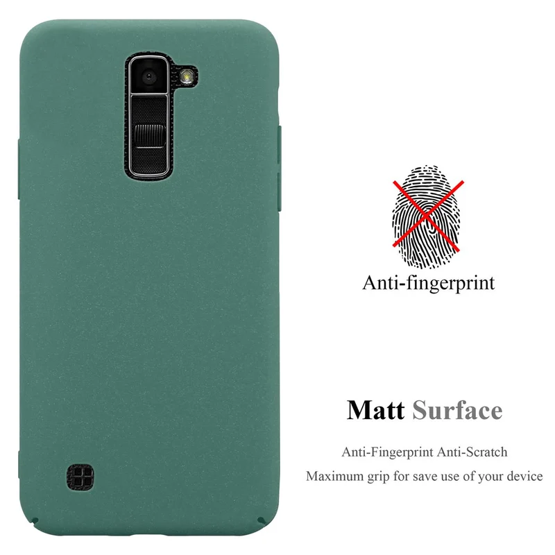 Cadorabo Hülle kompatibel mit LG K10 2016 Hard Case Schutzhülle in Frosted Optik gegen Kratzer und Stöße