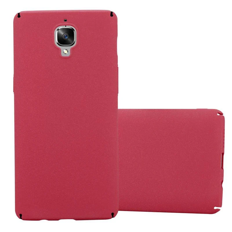 Cadorabo Hülle kompatibel mit OnePlus 3 / 3T Hard Case Schutzhülle in Frosted Optik gegen Kratzer und Stöße