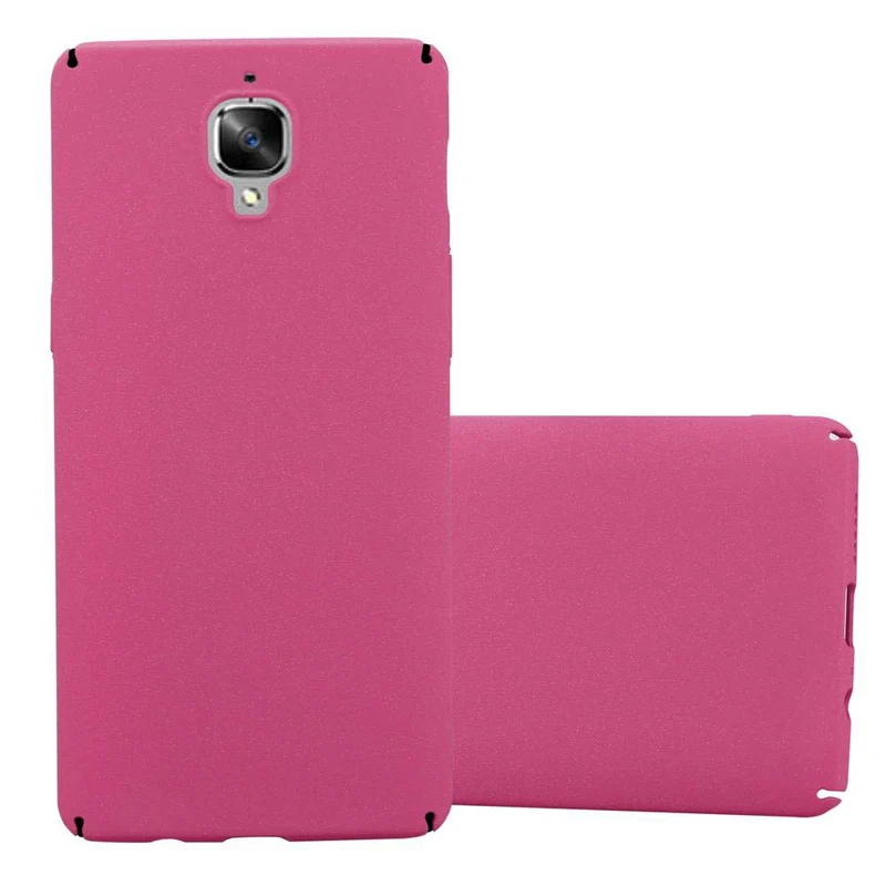 Cadorabo Hülle kompatibel mit OnePlus 3 / 3T Hard Case Schutzhülle in Frosted Optik gegen Kratzer und Stöße