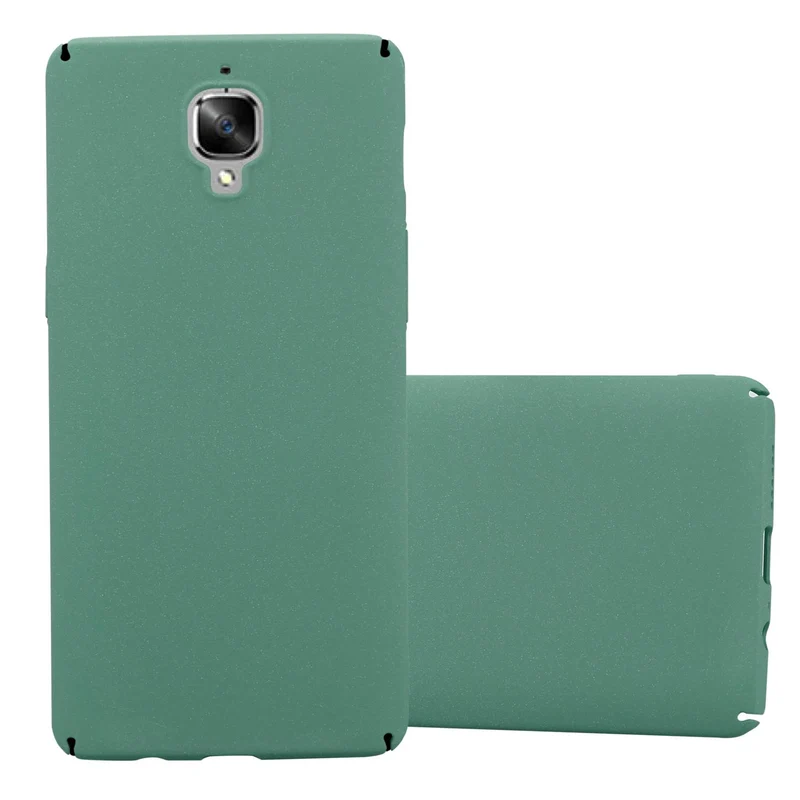 Cadorabo Hülle kompatibel mit OnePlus 3 / 3T Hard Case Schutzhülle in Frosted Optik gegen Kratzer und Stöße