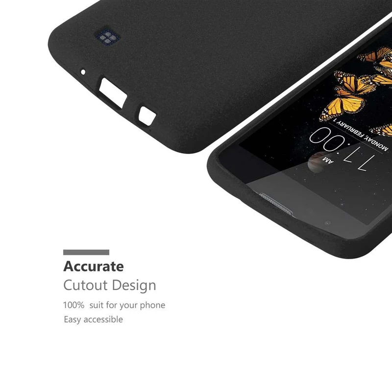 Cadorabo Hülle kompatibel mit LG K8 2016 Schutzhülle aus flexiblem TPU Silikon