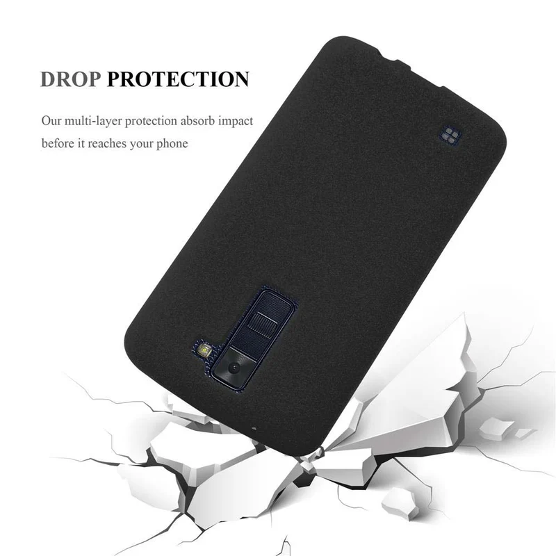 Cadorabo Hülle kompatibel mit LG K8 2016 Schutzhülle aus flexiblem TPU Silikon