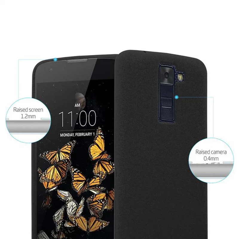 Cadorabo Hülle kompatibel mit LG K8 2016 Schutzhülle aus flexiblem TPU Silikon