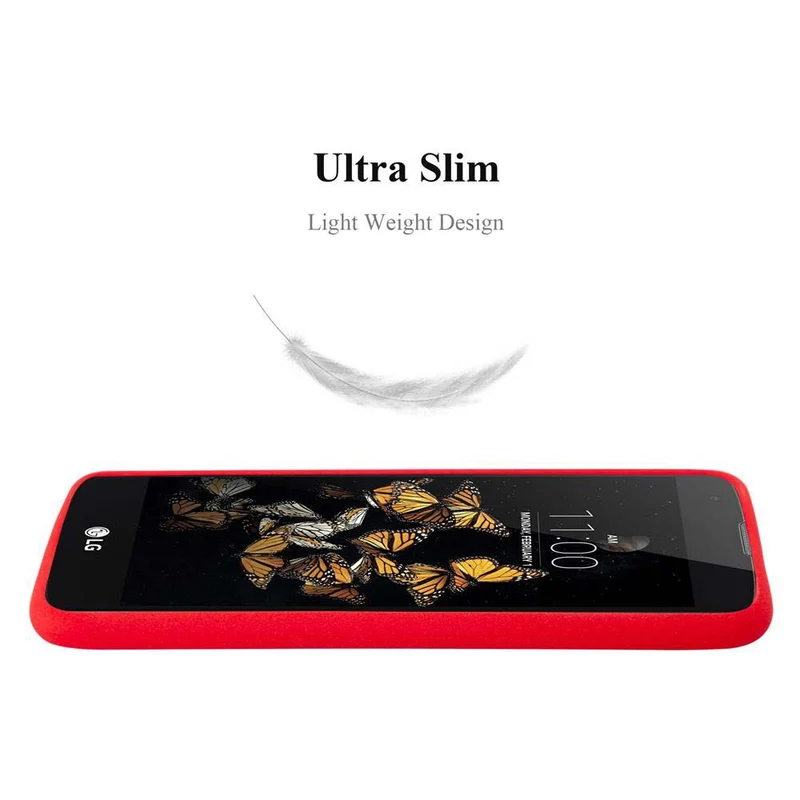 Cadorabo Hülle kompatibel mit LG K8 2016 Schutzhülle aus flexiblem TPU Silikon