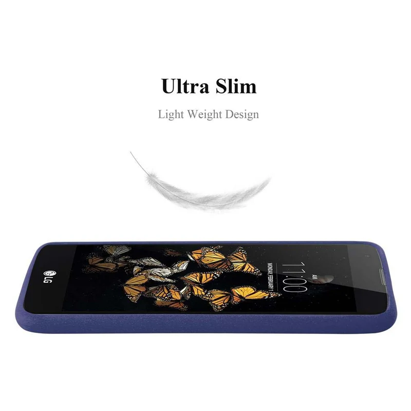 Cadorabo Hülle kompatibel mit LG K8 2016 Schutzhülle aus flexiblem TPU Silikon