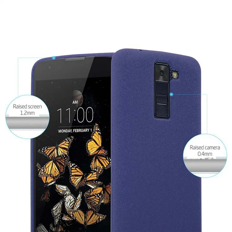 Cadorabo Hülle kompatibel mit LG K8 2016 Schutzhülle aus flexiblem TPU Silikon