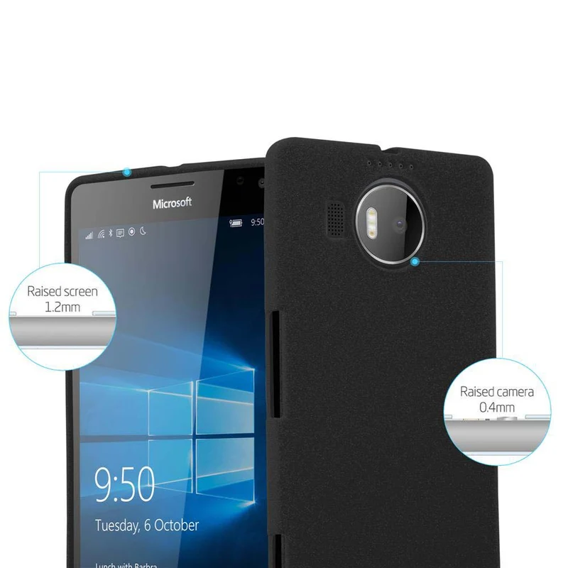 Cadorabo Hülle kompatibel mit Nokia Lumia 950 XL Schutzhülle aus flexiblem TPU Silikon