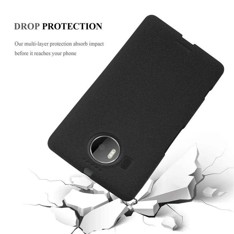 Cadorabo Hülle kompatibel mit Nokia Lumia 950 XL Schutzhülle aus flexiblem TPU Silikon