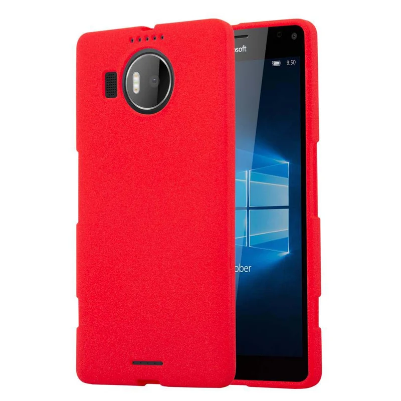 Cadorabo Hülle kompatibel mit Nokia Lumia 950 XL Schutzhülle aus flexiblem TPU Silikon