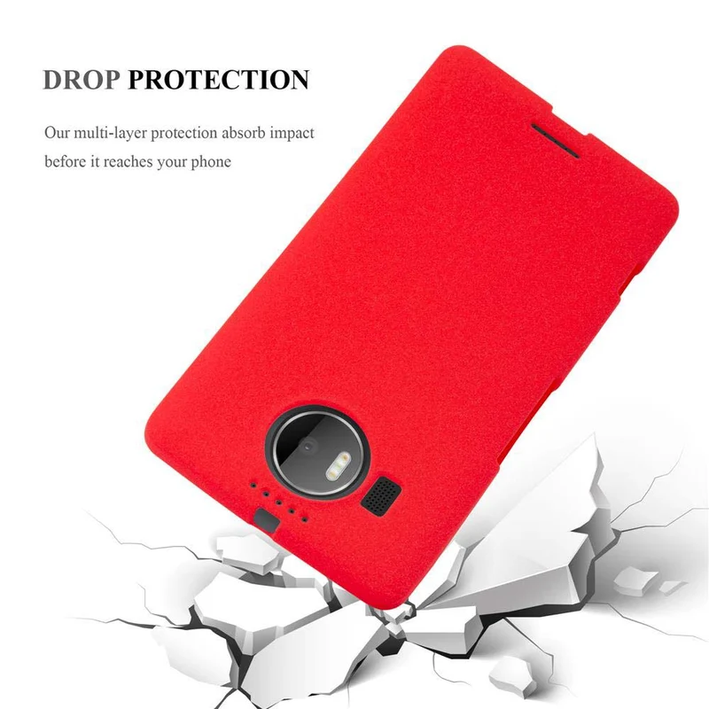 Cadorabo Hülle kompatibel mit Nokia Lumia 950 XL Schutzhülle aus flexiblem TPU Silikon