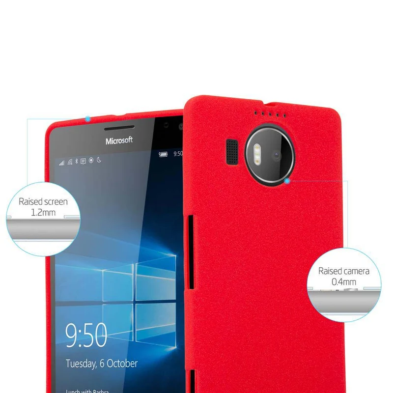 Cadorabo Hülle kompatibel mit Nokia Lumia 950 XL Schutzhülle aus flexiblem TPU Silikon