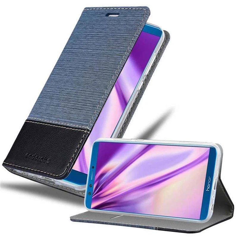 Cadorabo Hülle kompatibel mit Honor 9 LITE Schutzhülle mit Magnetverschluss, Standfunktion und Kartenfach