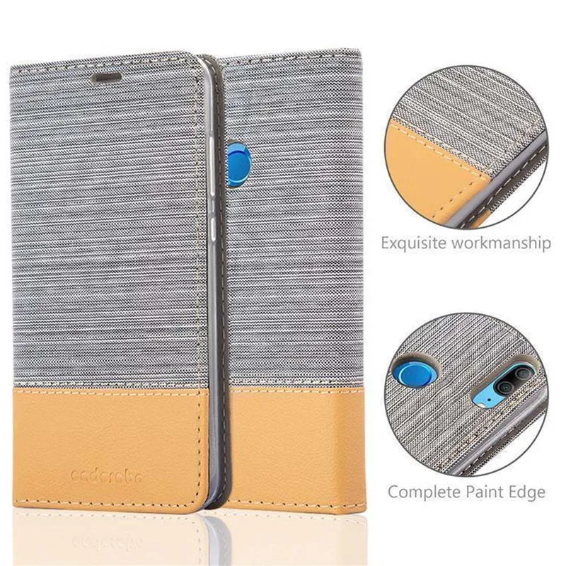 Cadorabo Hülle kompatibel mit Honor 9 LITE Schutzhülle mit Magnetverschluss, Standfunktion und Kartenfach