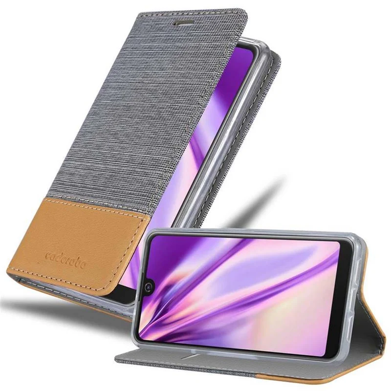 Cadorabo Hülle kompatibel mit WIKO VIEW 2 PRO Schutzhülle mit Magnetverschluss, Standfunktion und Kartenfach