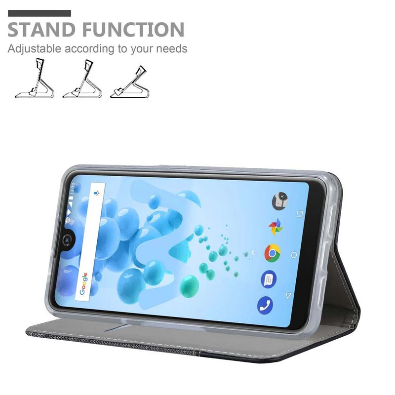 Cadorabo Hülle kompatibel mit WIKO VIEW 2 PRO Schutzhülle mit Magnetverschluss, Standfunktion und Kartenfach