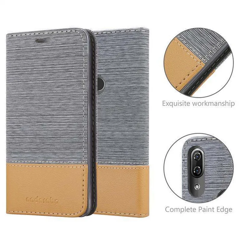 Cadorabo Hülle kompatibel mit WIKO VIEW 2 PRO Schutzhülle mit Magnetverschluss, Standfunktion und Kartenfach