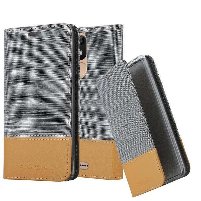 Cadorabo Hülle kompatibel mit WIKO VIEW LITE Schutzhülle mit Magnetverschluss, Standfunktion und Kartenfach