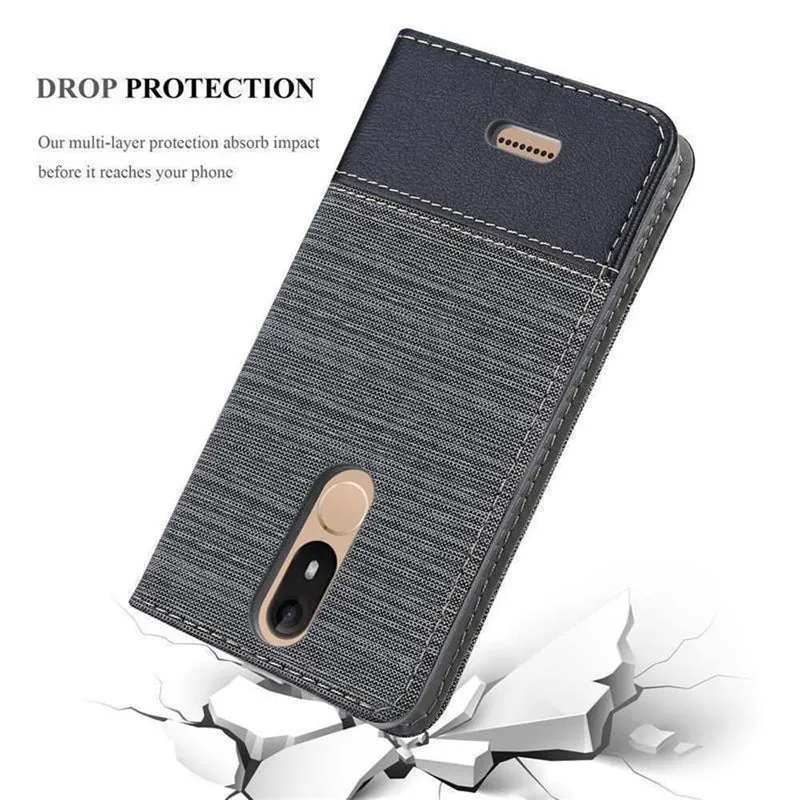 Cadorabo Hülle kompatibel mit WIKO VIEW LITE Schutzhülle mit Magnetverschluss, Standfunktion und Kartenfach