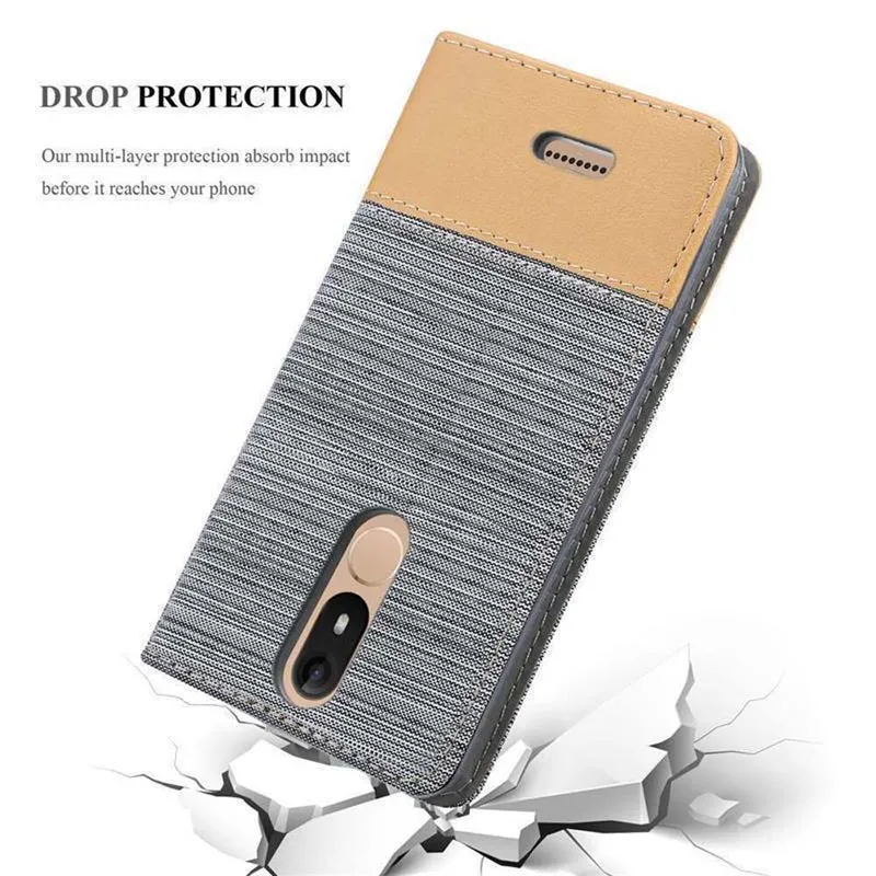 Cadorabo Hülle kompatibel mit WIKO VIEW LITE Schutzhülle mit Magnetverschluss, Standfunktion und Kartenfach