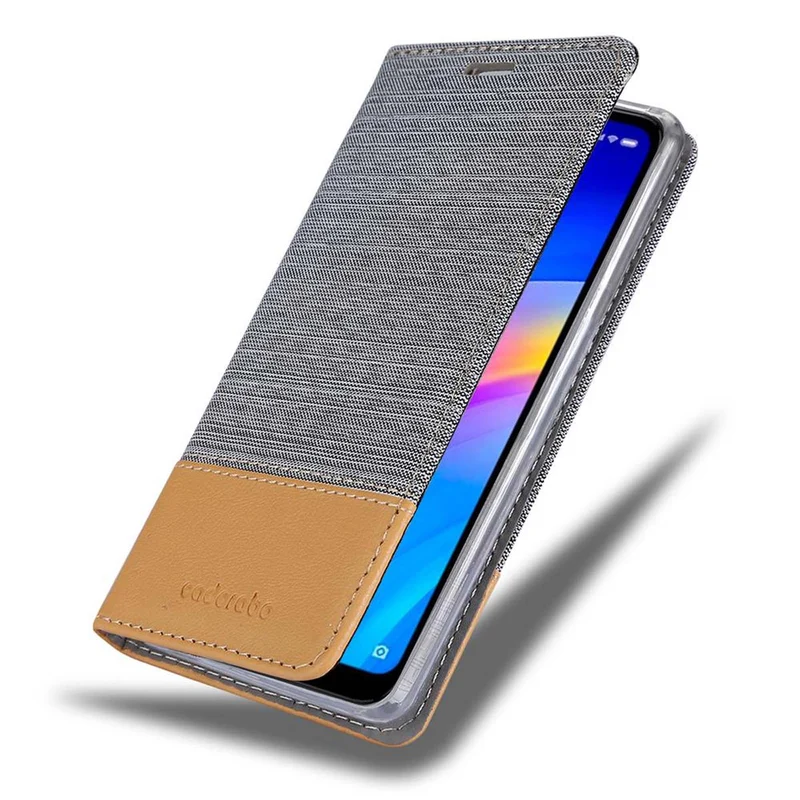 Cadorabo Hülle kompatibel mit Xiaomi RedMi 7 Schutzhülle mit Magnetverschluss, Standfunktion und Kartenfach
