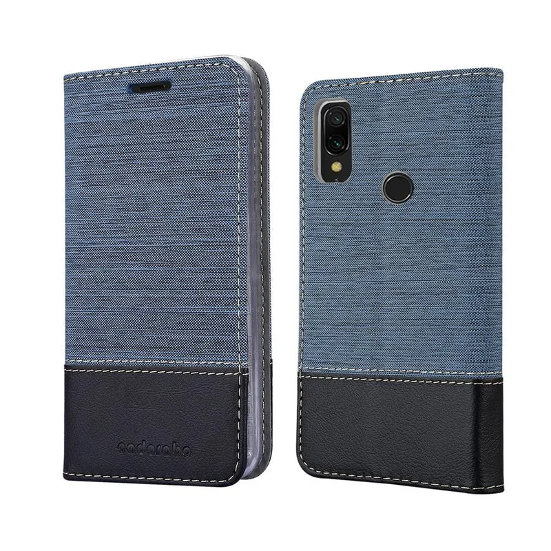 Cadorabo Hülle kompatibel mit Xiaomi RedMi 7 Schutzhülle mit Magnetverschluss, Standfunktion und Kartenfach