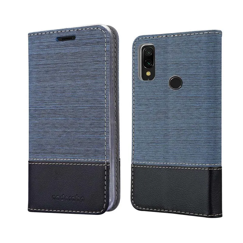 Cadorabo Hülle kompatibel mit Xiaomi RedMi 7 Schutzhülle mit Magnetverschluss, Standfunktion und Kartenfach