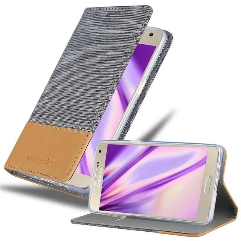 Cadorabo Hülle kompatibel mit Samsung Galaxy A7 2015 Schutzhülle mit Magnetverschluss, Standfunktion und Kartenfach