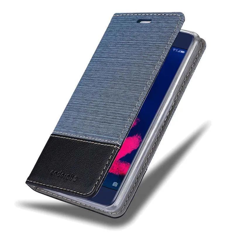 Cadorabo Hülle kompatibel mit Honor V9 PLAY Schutzhülle mit Magnetverschluss, Standfunktion und Kartenfach