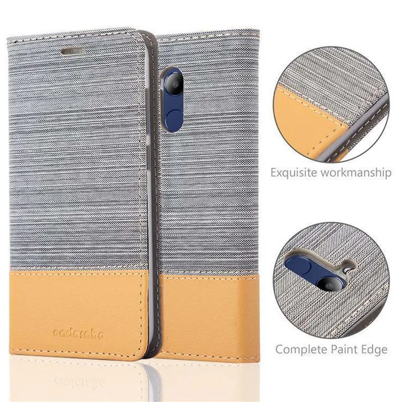 Cadorabo Hülle kompatibel mit Honor 6C PRO Schutzhülle mit Magnetverschluss, Standfunktion und Kartenfach