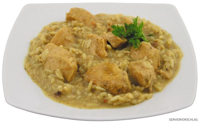 Hähnchen Curry mit Reis