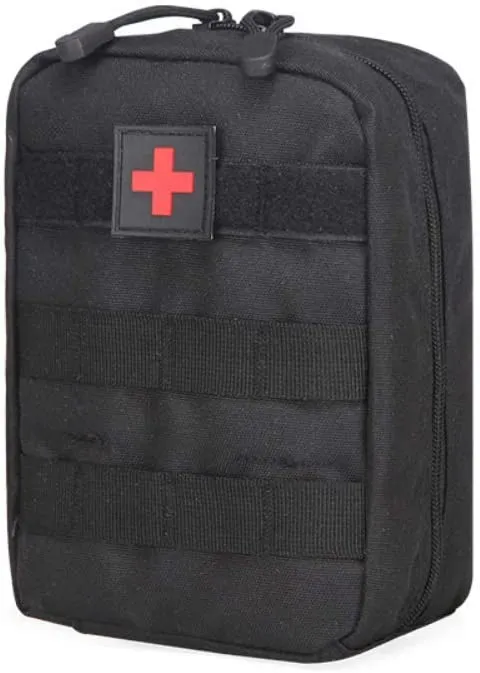 Taktische Erste Hilfe Tasche mit Rotkreuz Patch Molle Pouch