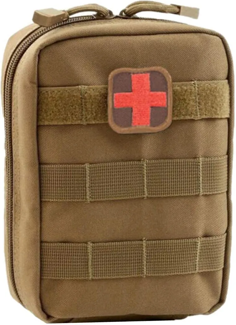 Taktische Erste Hilfe Tasche mit Rotkreuz Patch Molle Pouch