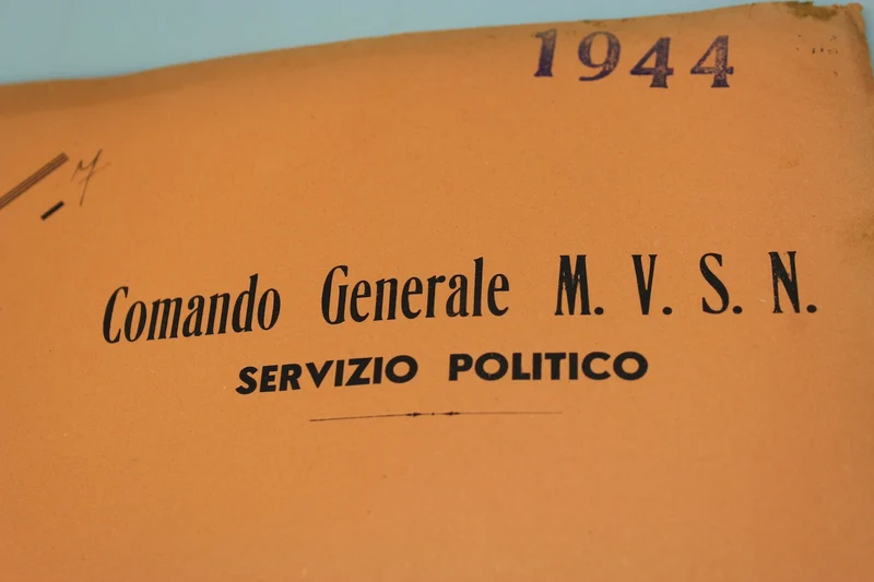 Büroordner des MVSN-Generalkommandos