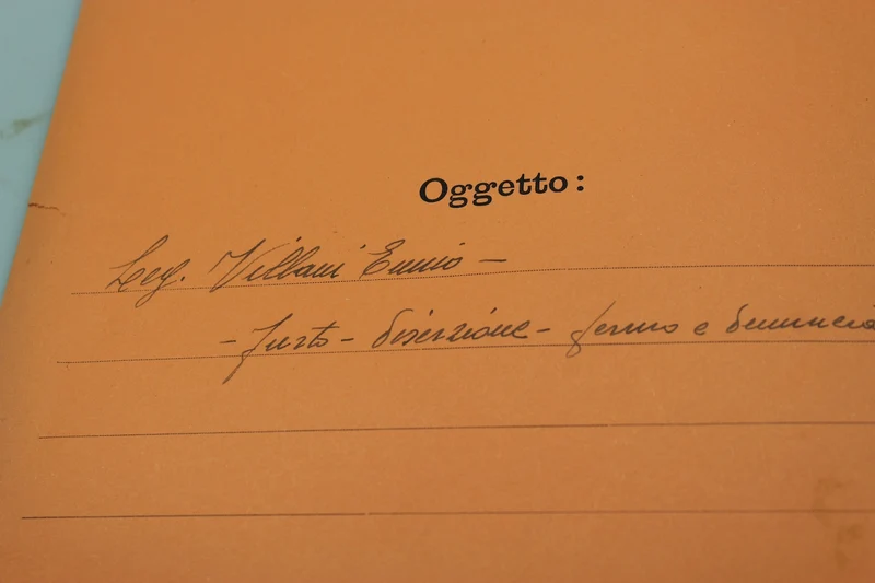 Büroordner des MVSN-Generalkommandos