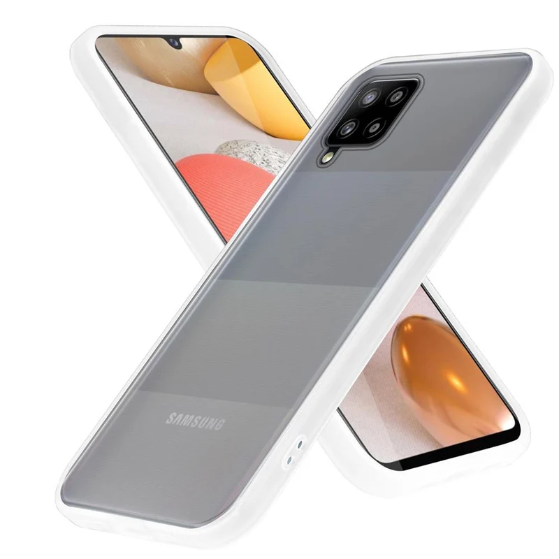 Cadorabo Hülle kompatibel mit Samsung Galaxy A42 5G / M42 5G Hybrid Schutzhülle mit TPU Silikon Innenseite und matter Kunststoff Rückseite