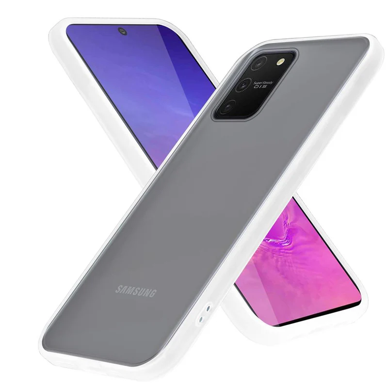 Cadorabo Hülle kompatibel mit Samsung Galaxy A91 / S10 LITE / M80s Hybrid Schutzhülle mit TPU Silikon Innenseite und matter Kunststoff Rückseite