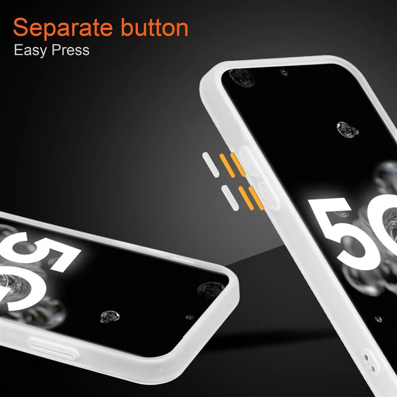 Cadorabo Hülle kompatibel mit Samsung Galaxy S20 ULTRA Hybrid Schutzhülle mit TPU Silikon Innenseite und matter Kunststoff Rückseite
